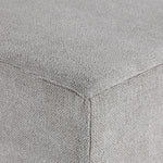 Celeste Square Ottoman - Snoopy Grey