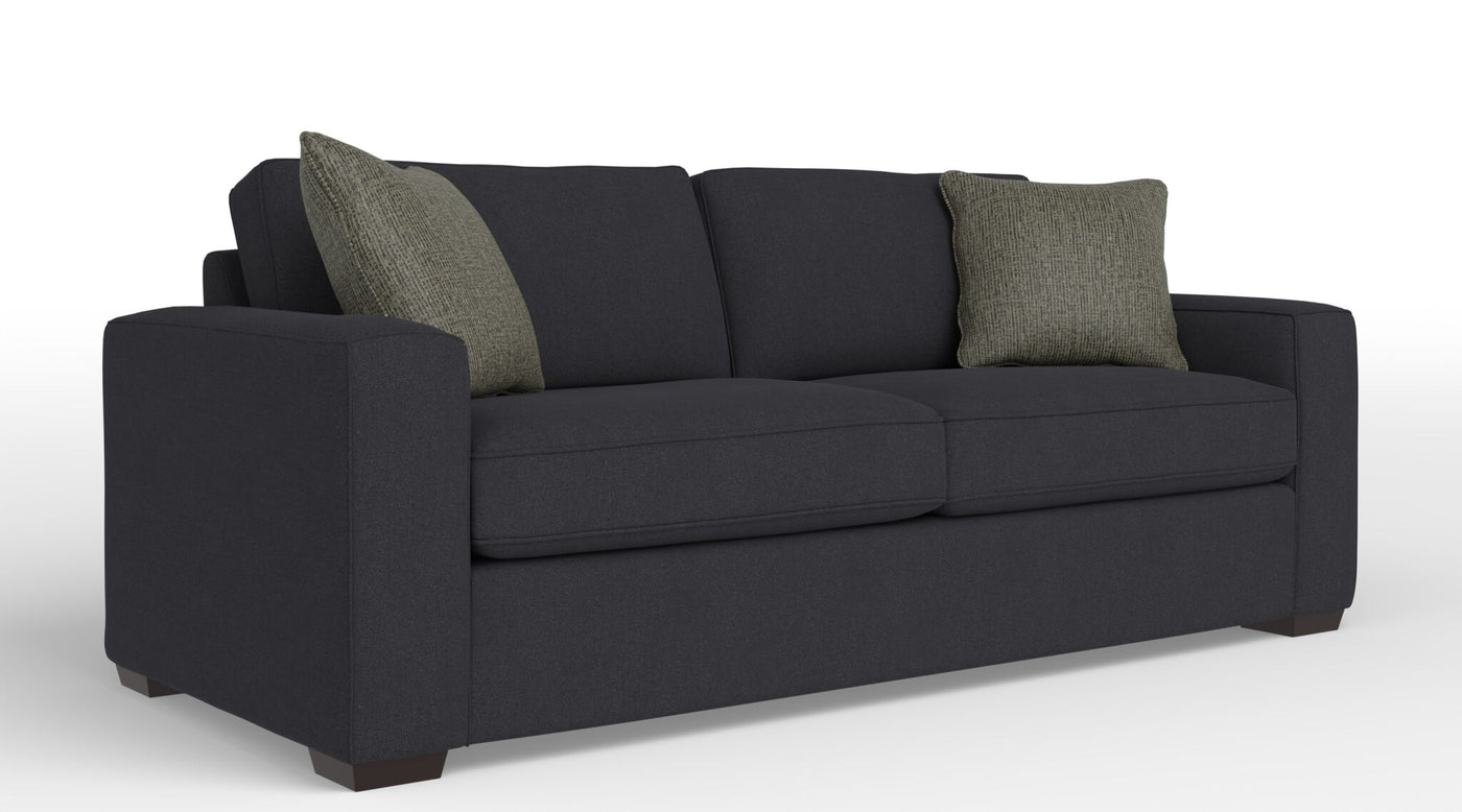 Celeste Queen Sofa Bed with Innerspring Mattress - Cabana Dark Grey