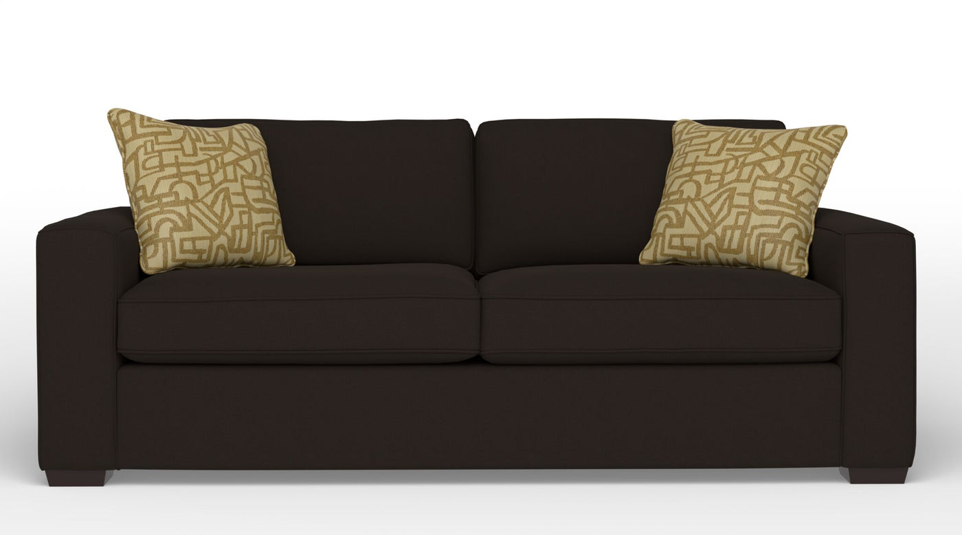 Celeste Queen Sofa Bed with Innerspring Mattress - Lido Brown