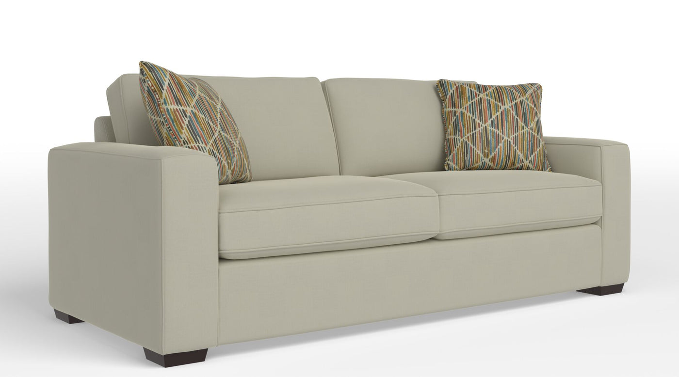 Celeste Queen Sofa Bed with Innerspring Mattress - Lido Ivory
