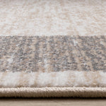Earthly Essence 5'3" x 7'7" Distressed Border Area Rug - Taupe
