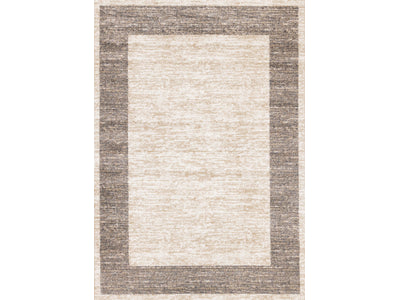 Earthly Essence 5'3" x 7'7" Distressed Border Area Rug - Taupe