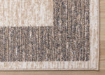 Earthly Essence 5'3" x 7'7" Distressed Border Area Rug - Taupe