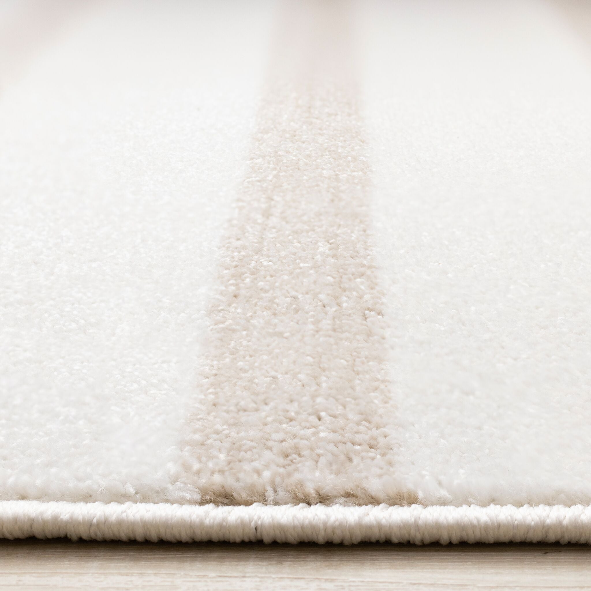 Beachwood Stripes 5'3" x 7'7" Striped Area Rug - Cream