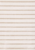 Beachwood Stripes 5'3" x 7'7" Striped Area Rug - Cream