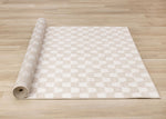 Gentle Wave 5'3" x 7'7" Wavy Line Area Rug - Beige, Cream