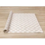 Gentle Wave 6'7"" x 9'10" Wavy Line Area Rug - Beige, Cream