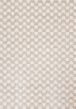 Gentle Wave 5'3" x 7'7" Wavy Line Area Rug - Beige, Cream