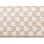 Gentle Wave 6'7"" x 9'10" Wavy Line Area Rug - Beige, Cream