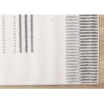 Nordic Stripes 5'3" x 7'7" Striped Lines Area Rug - Grey