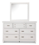 Charleston 7-Drawer Dresser - Dove White