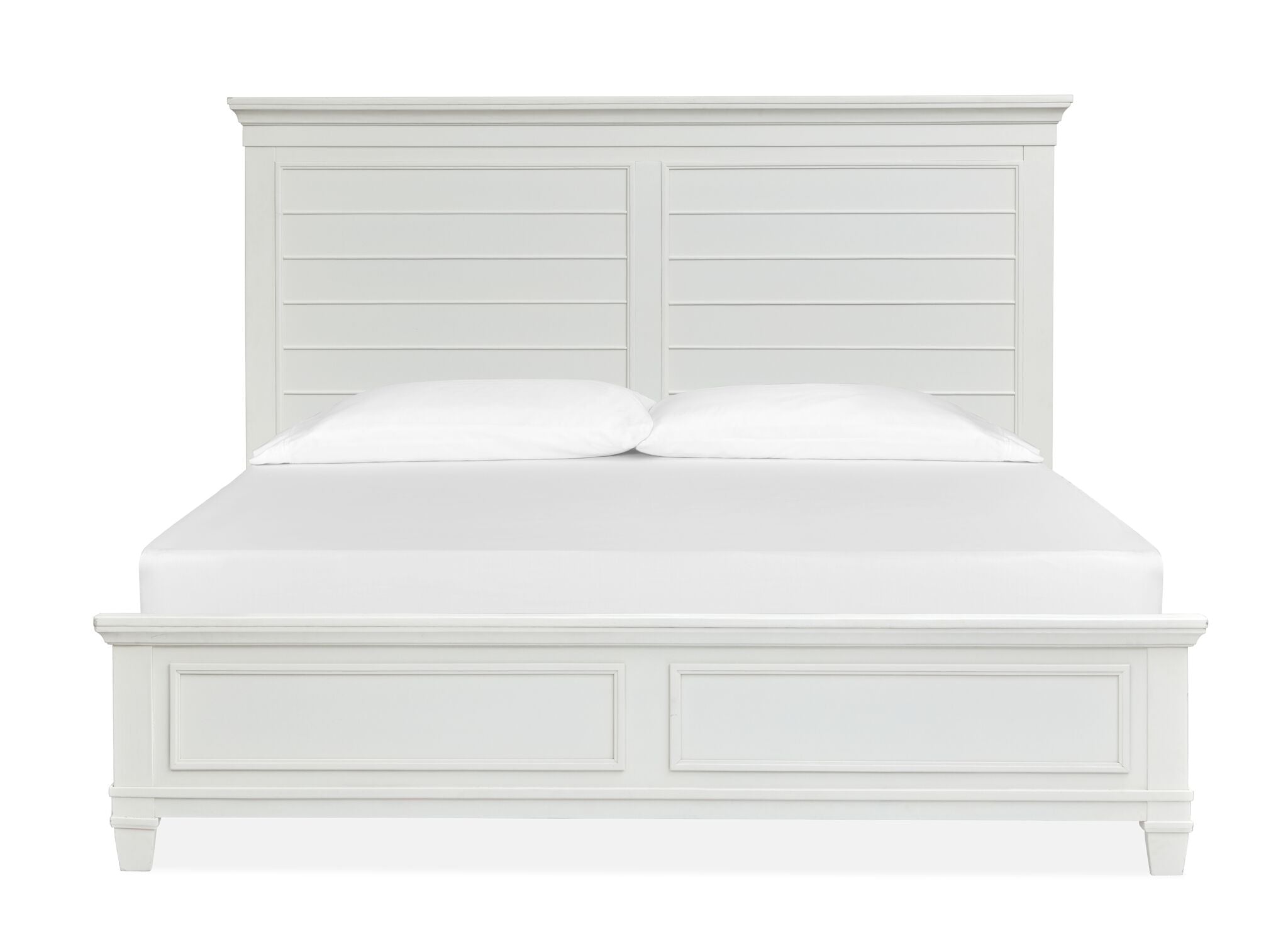 Charleston 3 - Piece Queen Panel Bed - Dove White