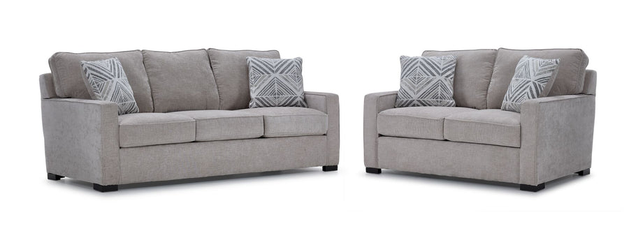 Charlotte Sofa and Loveseat Set - Air