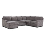 Charlotte 4-Piece Sectional with Left-Facing Chaise - Stone