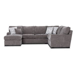 Charlotte 4-Piece Sectional with Left-Facing Chaise - Stone