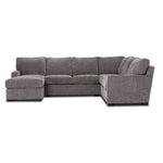 Charlotte 4-Piece Sectional with Left-Facing Chaise - Stone