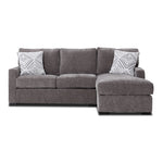Charlotte 2-Piece Sectional with Right-Facing Chaise - Stone