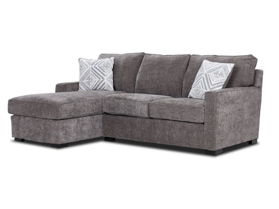 Charlotte 2-Piece Sectional with Left-Facing Chaise - Stone