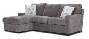 Charlotte 2-Piece Sectional with Left-Facing Chaise - Stone