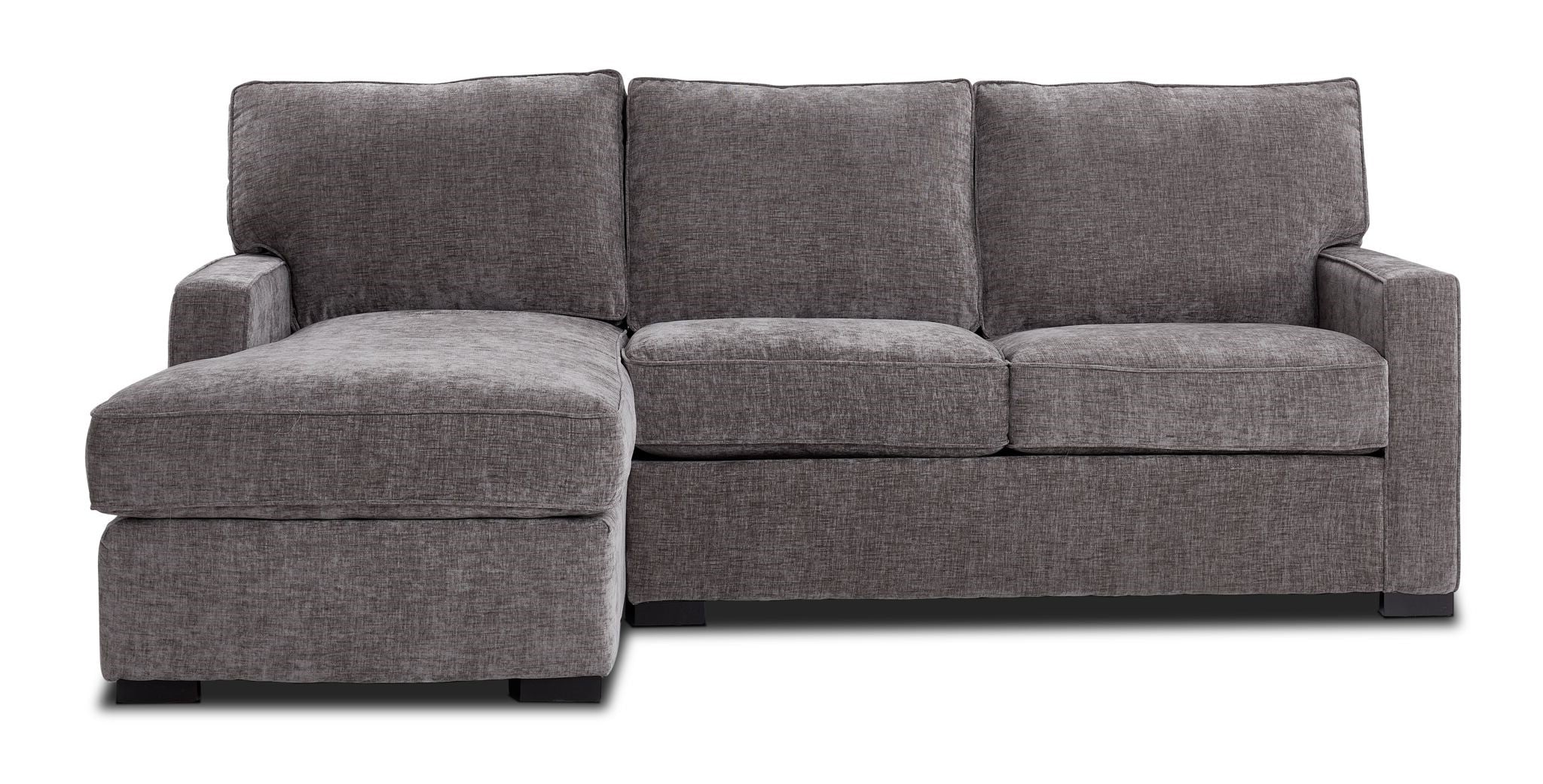 Charlotte 2-Piece Sectional with Left-Facing Chaise - Pewter