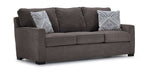 Charlotte Sofa and Loveseat Set - Pewter
