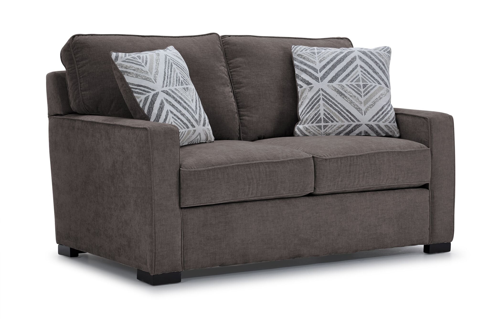Charlotte Sofa and Loveseat Set - Pewter