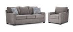 Charlotte Sofa and Chair Set - Smoke
