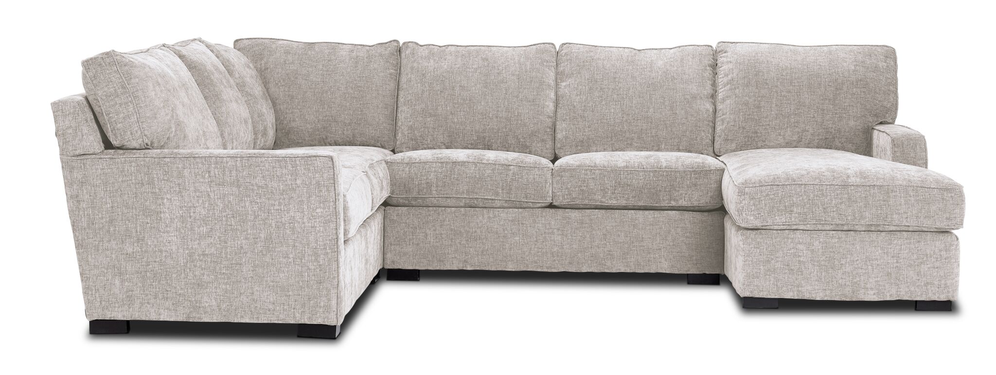 Charlotte 4-Piece Sectional with Right-Facing Chaise - Sand
