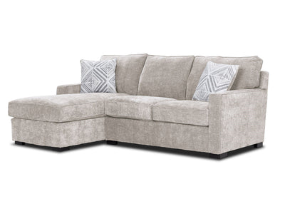 Charlotte 2-Piece Sectional with Left-Facing Chaise - Sand