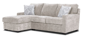 Charlotte 2-Piece Sectional with Left-Facing Chaise - Sand