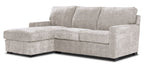Charlotte 2-Piece Sectional with Left-Facing Chaise -Sand
