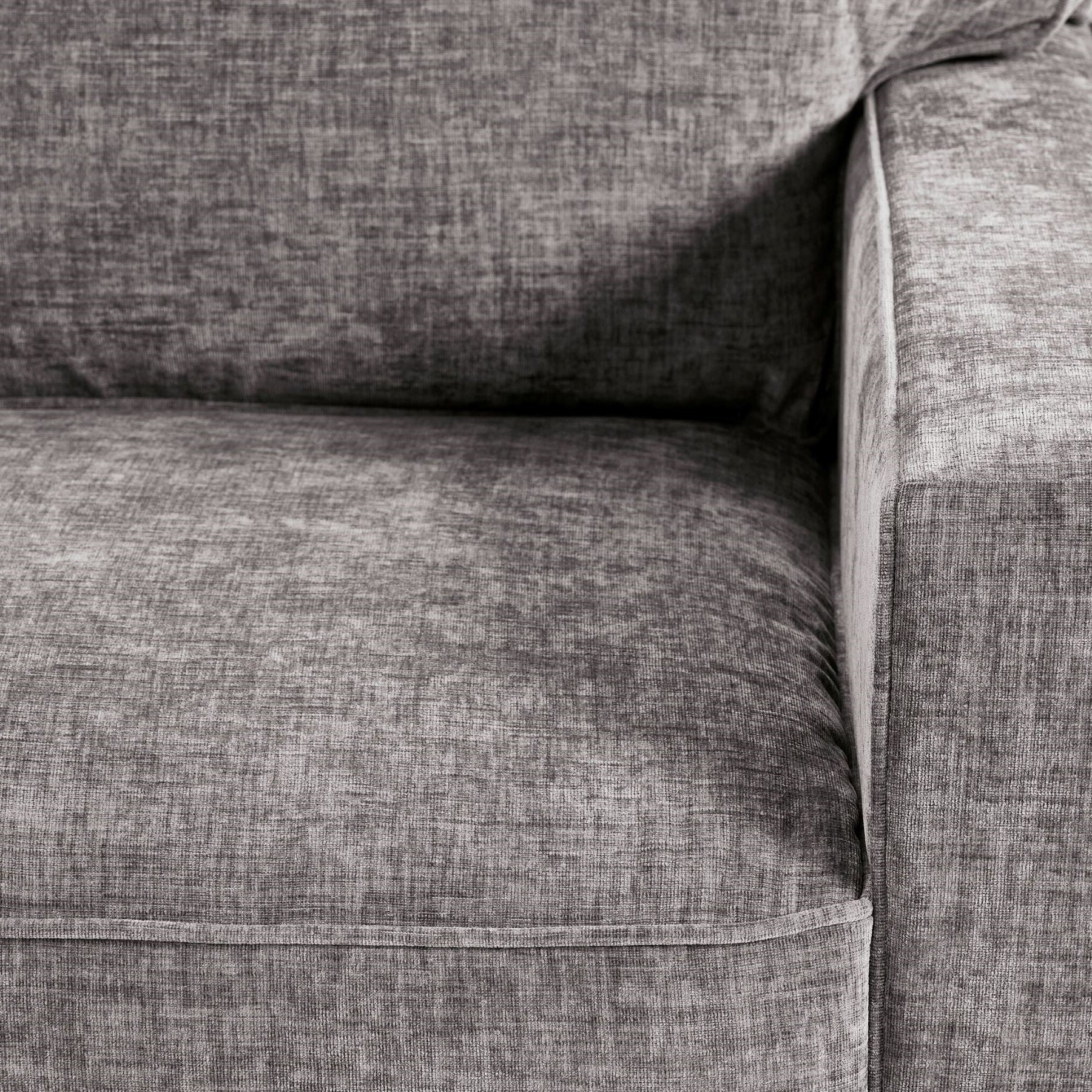 Charlotte 4-Piece Sectional with Left-Facing Chaise - Smoke