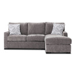 Charlotte 2-Piece Sectional with Right-Facing Chaise - Smoke