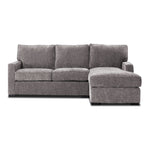 Charlotte 2-Piece Sectional with Right-Facing Chaise - Smoke