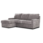 Charlotte 2-Piece Sectional with Left-Facing Chaise - Smoke