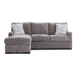 Charlotte 2-Piece Sectional with Left-Facing Chaise - Smoke