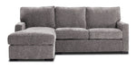 Charlotte 2-Piece Sectional with Left-Facing Chaise - Smoke