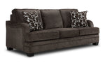 Charmaine Sofa, Loveseat and Chair Set - Brown