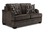 Charmaine Sofa and Loveseat Set - Brown