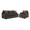 Charmaine Sofa and Chair Set - Brown