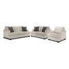 Charmaine Sofa, Loveseat and Chair Set - Pearl