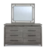 Chelsea 6-Drawer Dresser - Grey