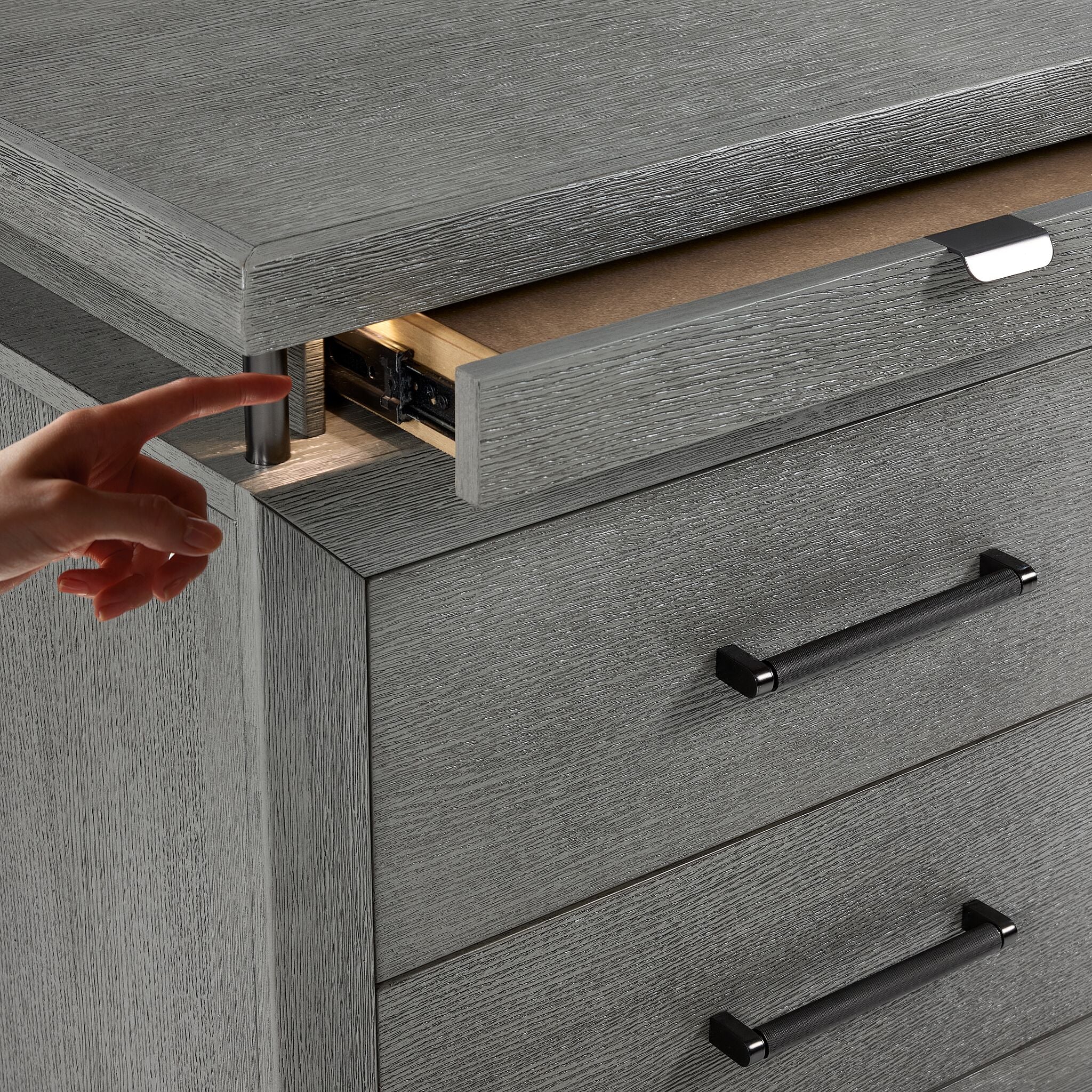 Chelsea Night Table - Grey