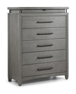 Chelsea 5-Drawer Chest - Grey