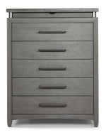 Chelsea 5-Drawer Chest - Grey