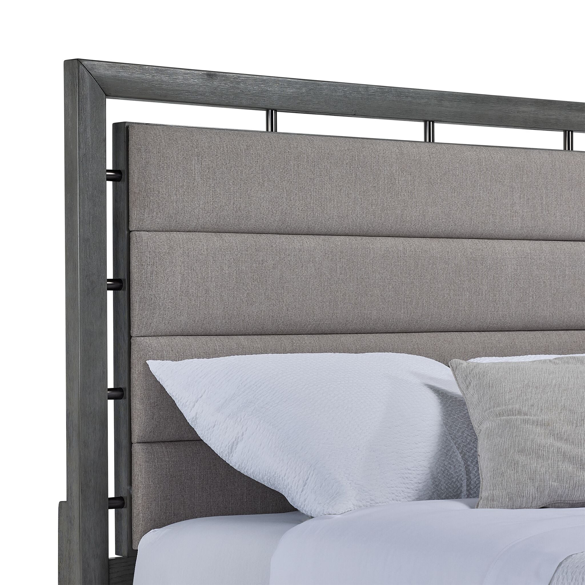 Chelsea 3-Piece Queen Storage Bed - Grey