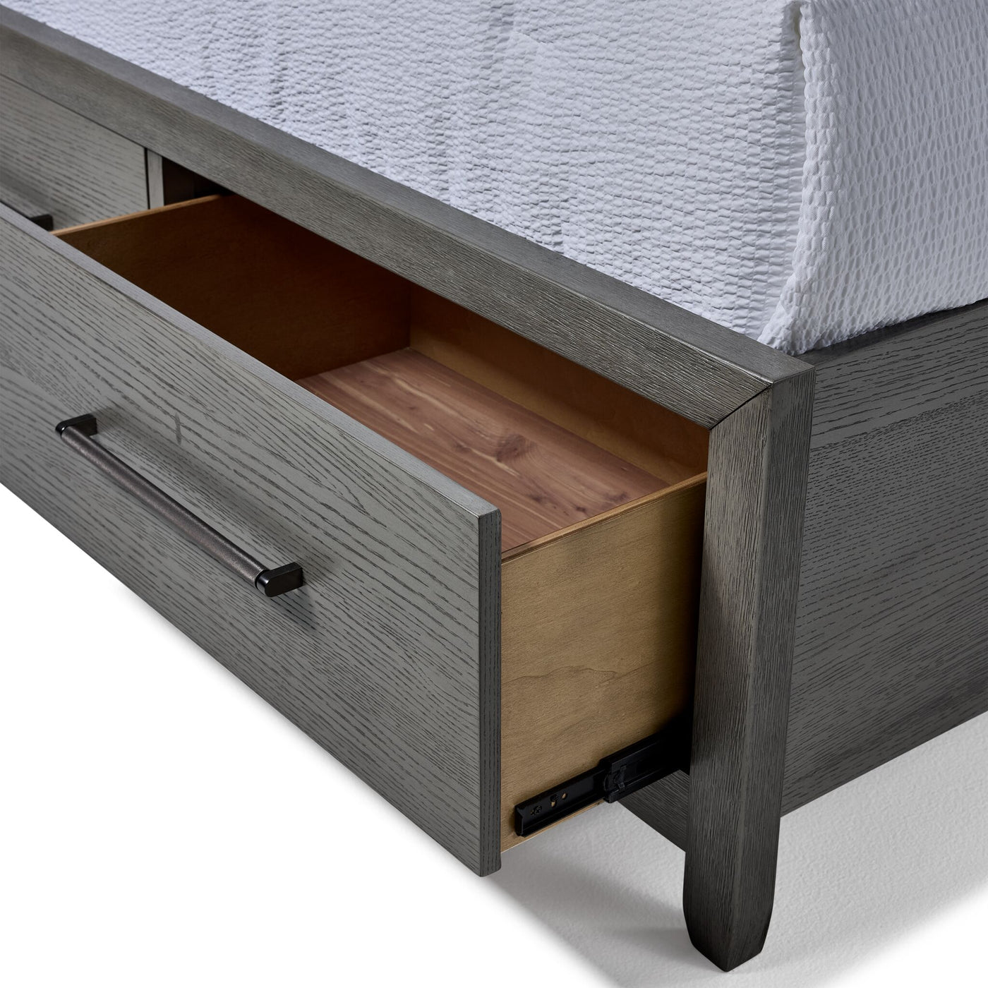Chelsea 3-Piece King Storage Bed - Grey
