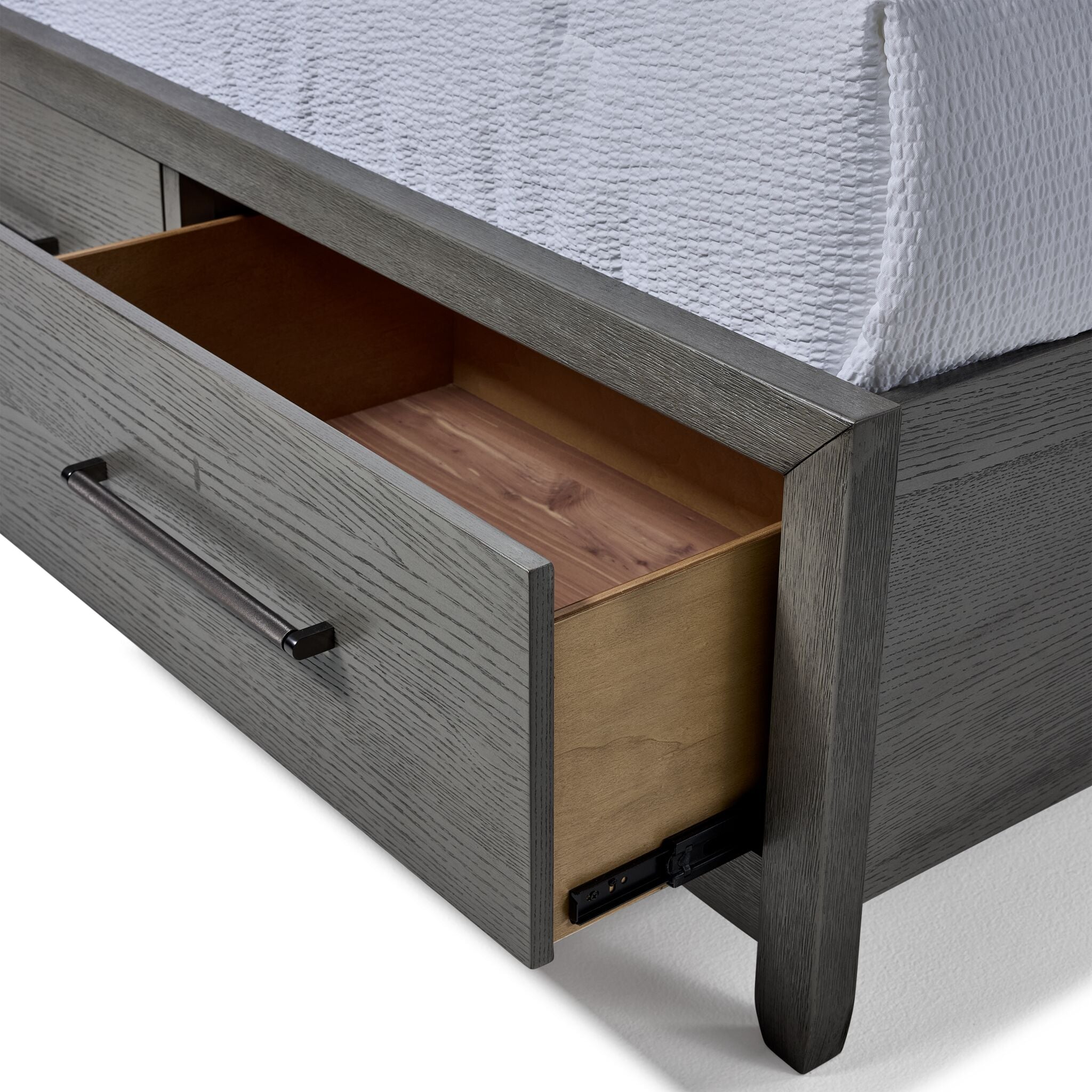 Chelsea 3-Piece King Storage Bed - Grey
