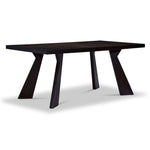 Chestnut Ridge 7- Piece Dining Set - Dark Brown, Beige