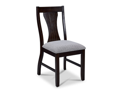 Chestnut Ridge Side Chair - Dark Brown, Beige